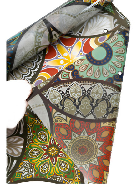 Pelicula Decorativa P/ Ventanas Anti-uv 0.45m X 3m-amarilla 0