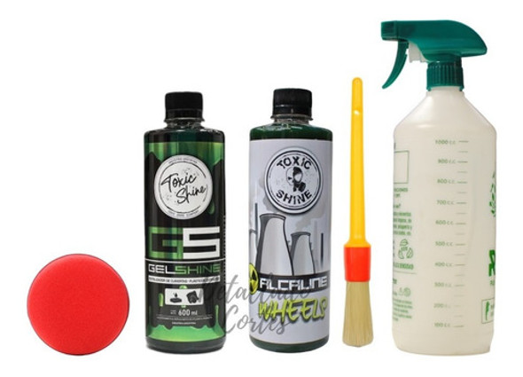 Kit Detallado De Llantas Y Cubiertas Toxic Shine 0