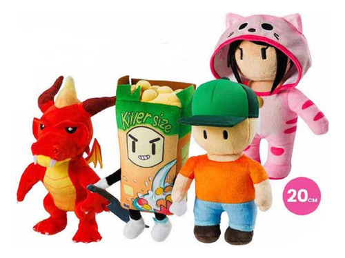 Stumble Guys  Personajes De Plush  20 Cm Caffaro 7012 0