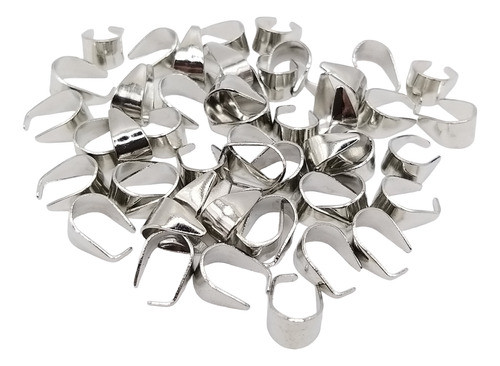 50unid Drops Pasacadena Porta Dije Colgante Metal Bijouterie 0