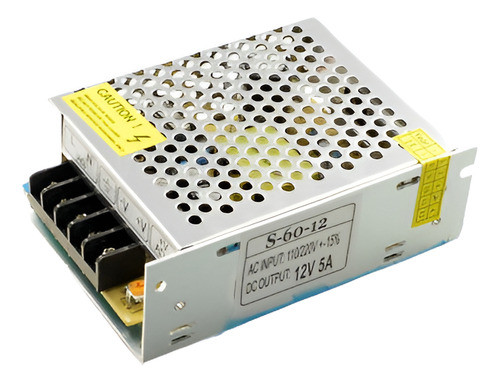 Universal 12v 5a 60w Conmutación Alimentación Adaptador De A 0