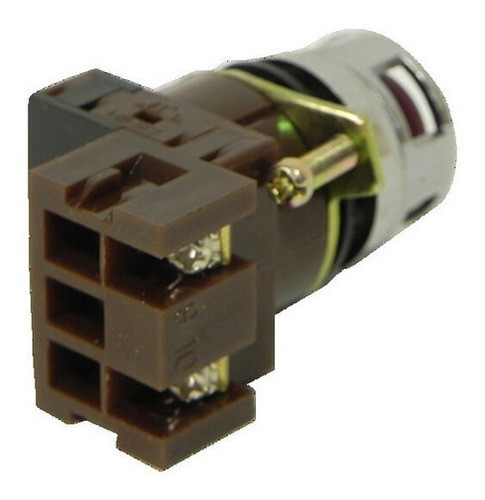 Pulsador Aea Met Lum C/aro 3100 Rojo S/ret 3100 R 1