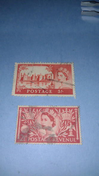 Inglaterra Lote De Estampillas  Usadas Importantes Elizabet2 0