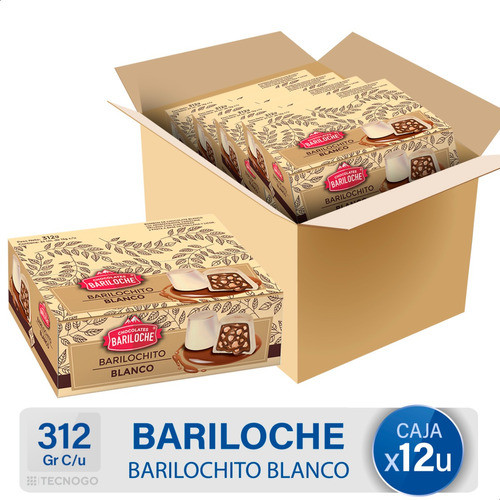 Caja Lentejas Chocolate Blanco Bariloche Barilochito Dulce 0