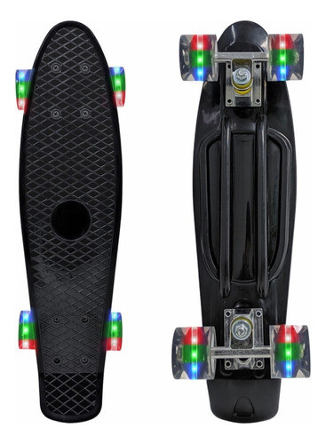 Patineta Infantil Skateboard Luz En Ruedas Universo Binario 0