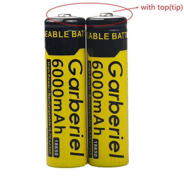 10pcs 6000mah Li-ion 18650 Batería 3.7v Litio Recargables Us 1