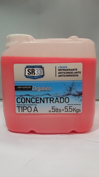 Anticongelante Refrigerante Organico Bidon 5 L Concentrado 0