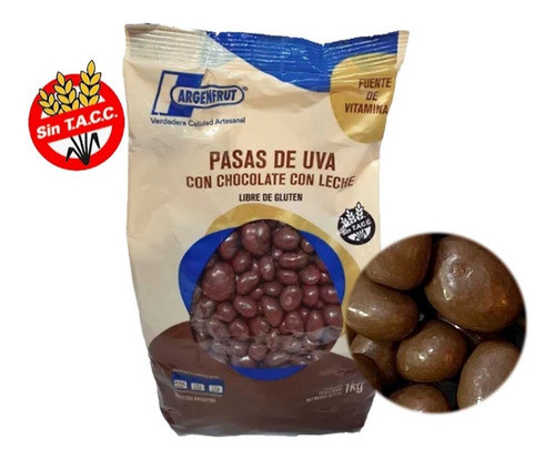 Pasa De Uva Con Cobertura De Chocolate X Kg Cotillon Sergio 0
