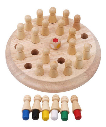 Juego Didáctico De Memoria En Madera 1