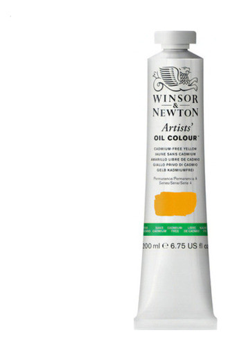 Tinta Óleo W&n Artist 200ml S4 Cadmium Free Yellow ª 0