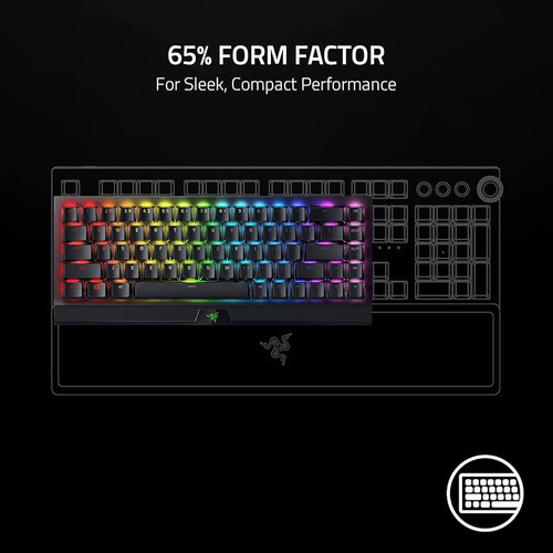 Teclado Mecánico Para Juegos Inalámbrico Razer Blackwidow V3 1