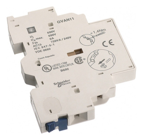 Bloque De Contactos Auxiliar Lateral 1na+1nc 1