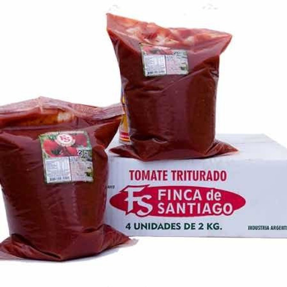 Tomate Triturado Finca De Santiago X 2 Kg Caja X 4 Unidades 0