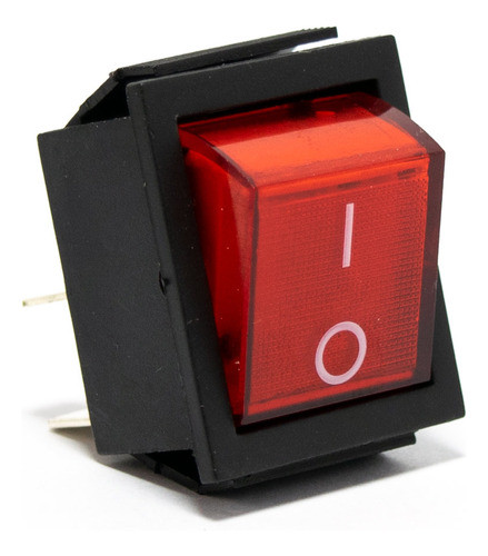 Llave Tecla 2 Polos 16a 250v On-off Plana 30.8x25.5 Luz 1