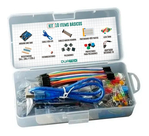 Kit Desarrollo Para Principiantes Protoboardcablesplaca 2 1