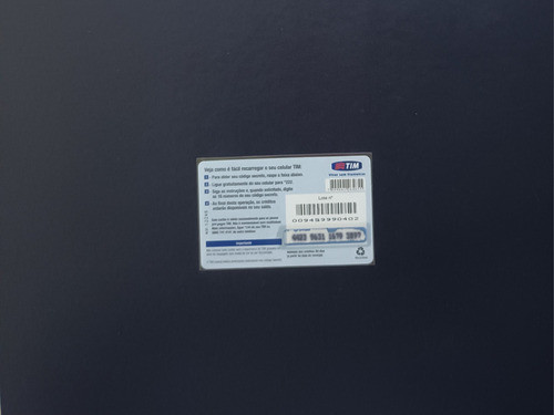Cartão Telefônico Tim Pré-pago: Parintins 2009. 1