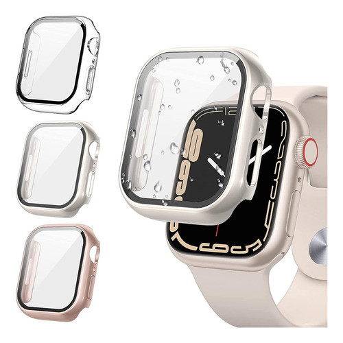 Protector De Pantalla X3 Para Apple Watch Serie 9 8 7 41 Mm 0