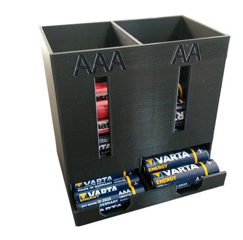 Dispenser Porta Pilas Aaa Aa 0