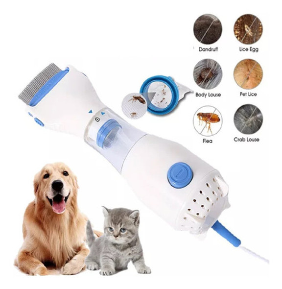 Peine Electrico Para Mascotas Mata Pulgas Garrapata Piojos 0