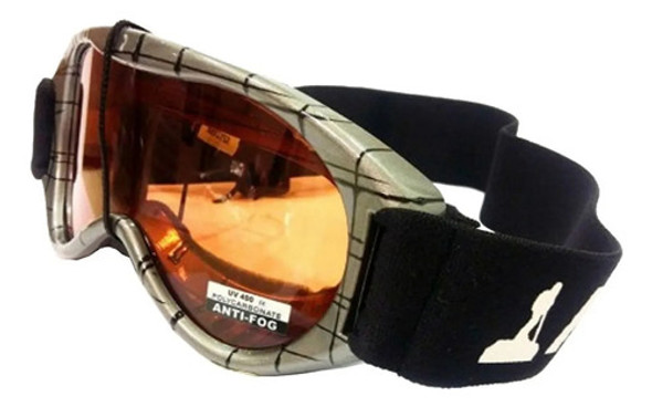 Antiparra Niño Freeride Color Gris Deco Negro Monolente 1