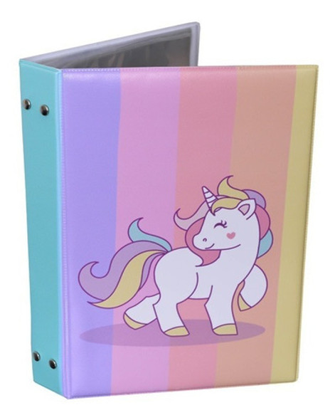 Álbum De Fotos 200 Fotos 10x15 Unicórnio Bebê Memo 1