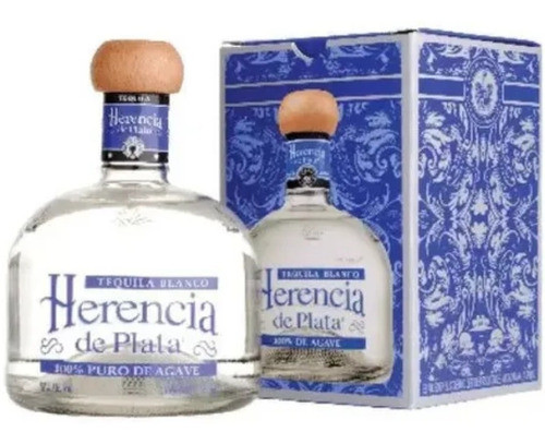 Tequila Herencia De Plata Silver Puro De Agave Prata 700ml 0