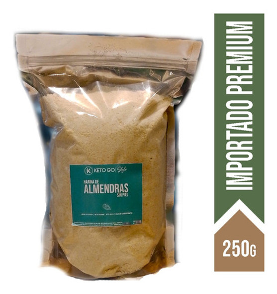 Harina De Almendras Sin Piel Premium 250g | Importada | Keto 0 Harina De Almendras Sin Piel Premium 250g | Importada | Keto 0