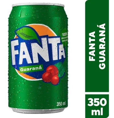 Refrigerante Fanta Guaraná Lata 350ml Kit Com 18 0
