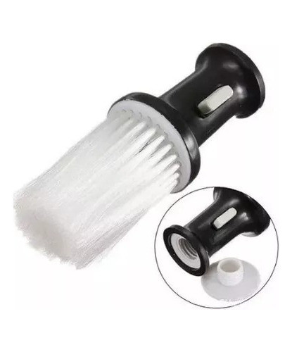 Saca Pelusa Blanco Con Talquero - Profesional Para Barberia 0