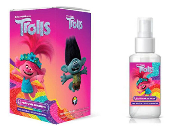 Perfume Infantil Trolls X 70 Ml  - Jas 1 Perfume Infantil Trolls X 70 Ml  - Jas 1
