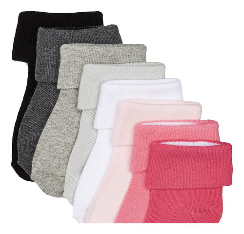 Calcetines Básicos Unisex Para Bebés De Luvable Friends, 12- 1