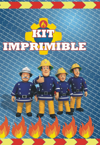 Bombero Sam Kit Imprimible Personalizado 0