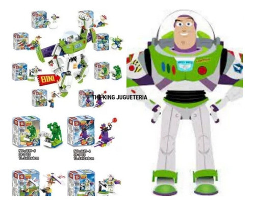 Set X 8 Muñecos Toy Story Didacticos Para Armar Woody - Buzz 1