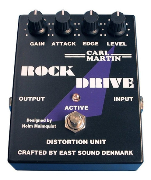 Pedal De Distorsión De Guitarra Carl Martin Rock Drive 0
