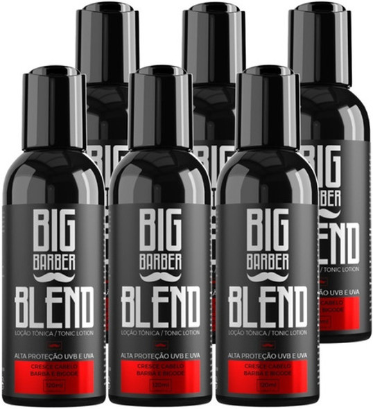 Tônico Capilar Cresce Barba Blend Big Barber 120ml Atacado 6 0 Tônico Capilar Cresce Barba Blend Big Barber 120ml Atacado 6 0