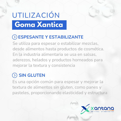 Goma Xantica Xantana - Apta Celíacos 500 G Espesante Natural 1