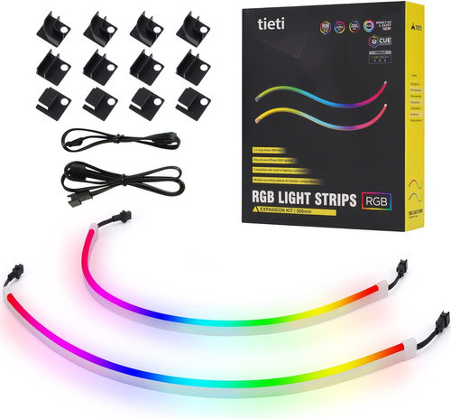 Tira Led Rgb Pc Tieti 5v 3 Pines 2x50cm 0