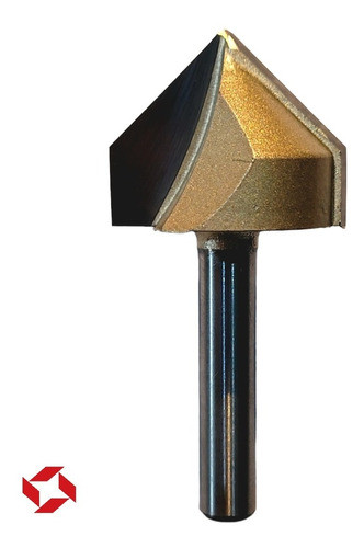 Fresa Router Cnc Grabado 45 Grados Vastago 1/4 1