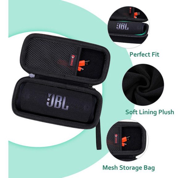 Estuche Rigido Para Jbl Flip 6/5/4/essential/tune 2-negro 1