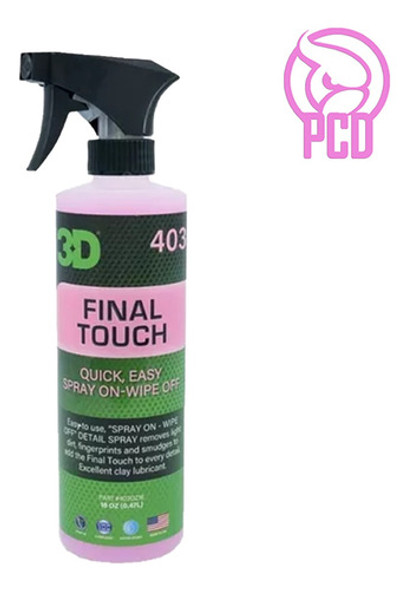 3d Final Touch De 473ml Quick Detailer 0 3d Final Touch De 473ml Quick Detailer 0