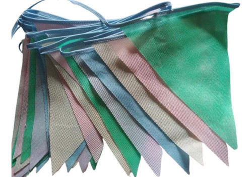 Banderines Colores Pastel En Friselina Gruesa  10 Metros 1