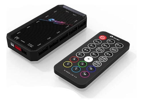 Controladora Argb Bykski 6 Pinos Para 10 Fans Com Controle 0