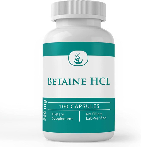 Pure Original | Betaina Hcl I Digestion I 560mg I 100 Cáps 0