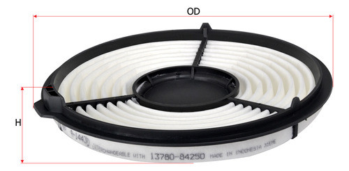 Filtro Aire Subaru M80 - 0.6 Nafta 1986 Al 1992 0