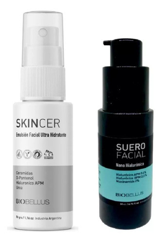 Kit Ceramida Skincer Hidratante + Suero Nano Hialuronico 0