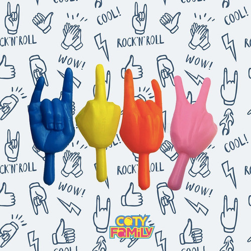 Maraca Mano Gigante X 5 Unidades Cotillón Carioca 1