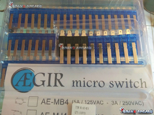 Microswitch Cristal P Comandos Alta Performance 20 Unidades 0