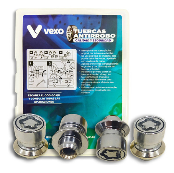 Tuerca Anti Robo Giratorias Toyota Corolla Hilux  Sw4 Rav4 0 Tuerca Anti Robo Giratorias Toyota Corolla Hilux  Sw4 Rav4 0