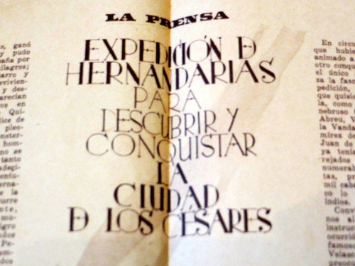 Hernandarias, Esteban Echeverria, La Prensa 1939 Clipping 1