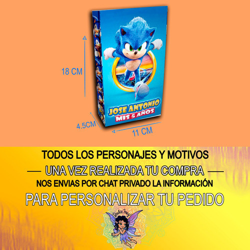 Bolsitas Golosineras Stich X 45 Personalizadas Souvenirs 1